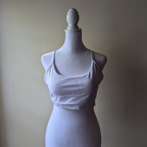 Shein White Racerback Bra Large EUC